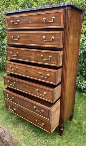 18th Century Semainier in Mahogany
