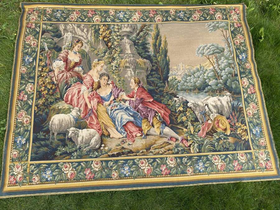 Large jacquard tapestry