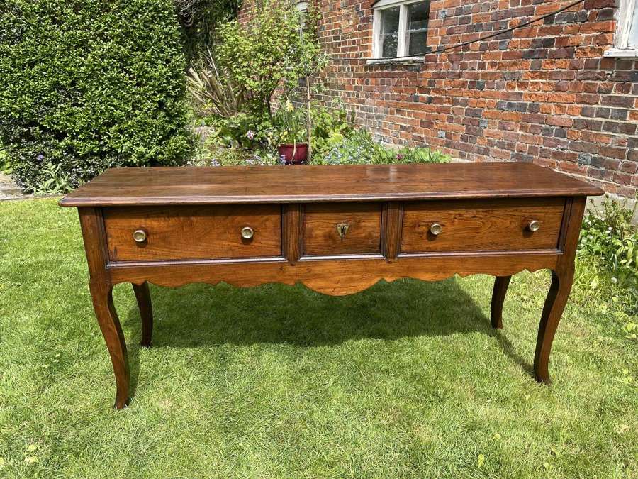 French Chestnut Serving Table