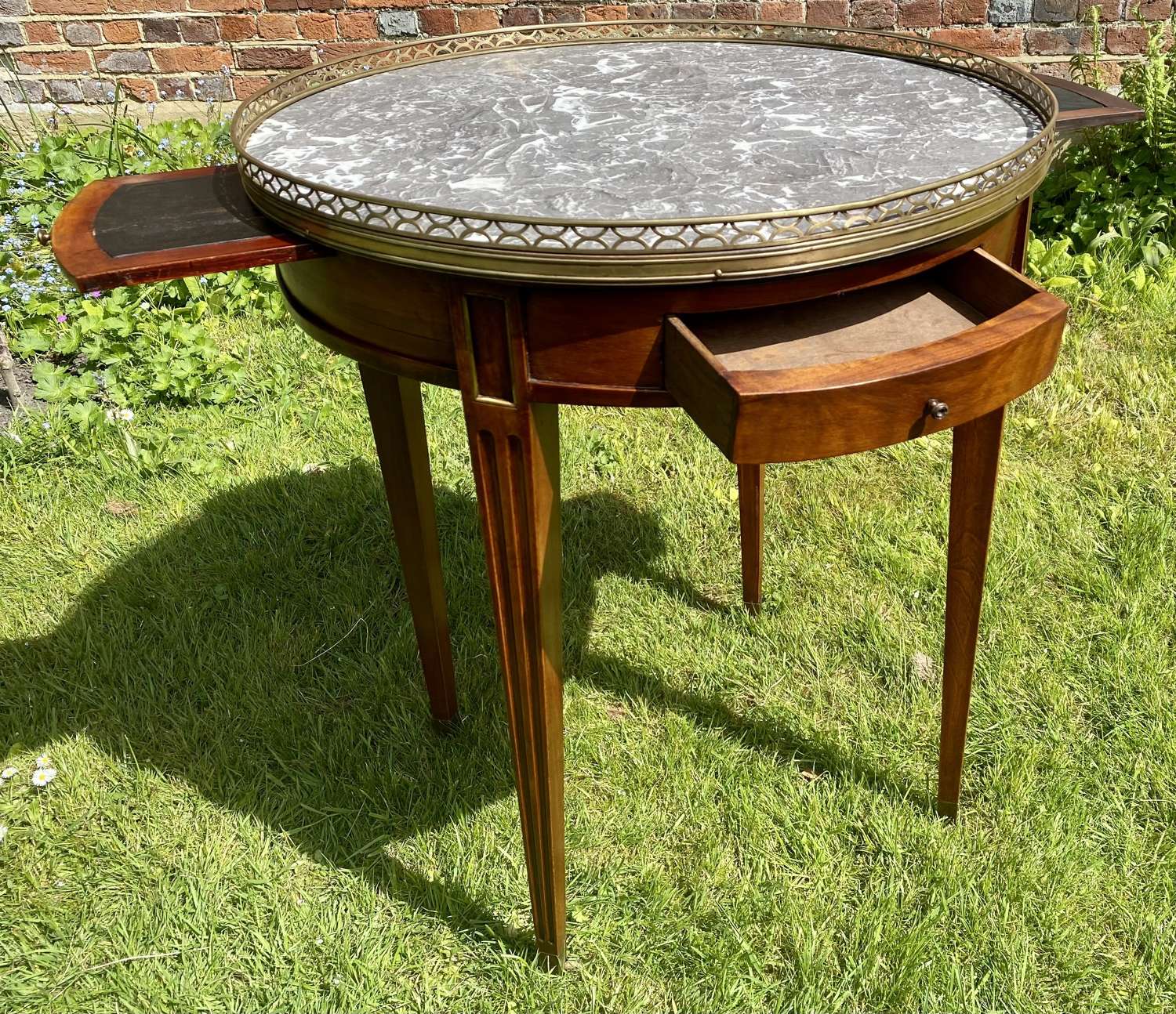 Mahogany Bouillotte table