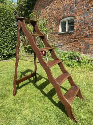 Antique stepladders