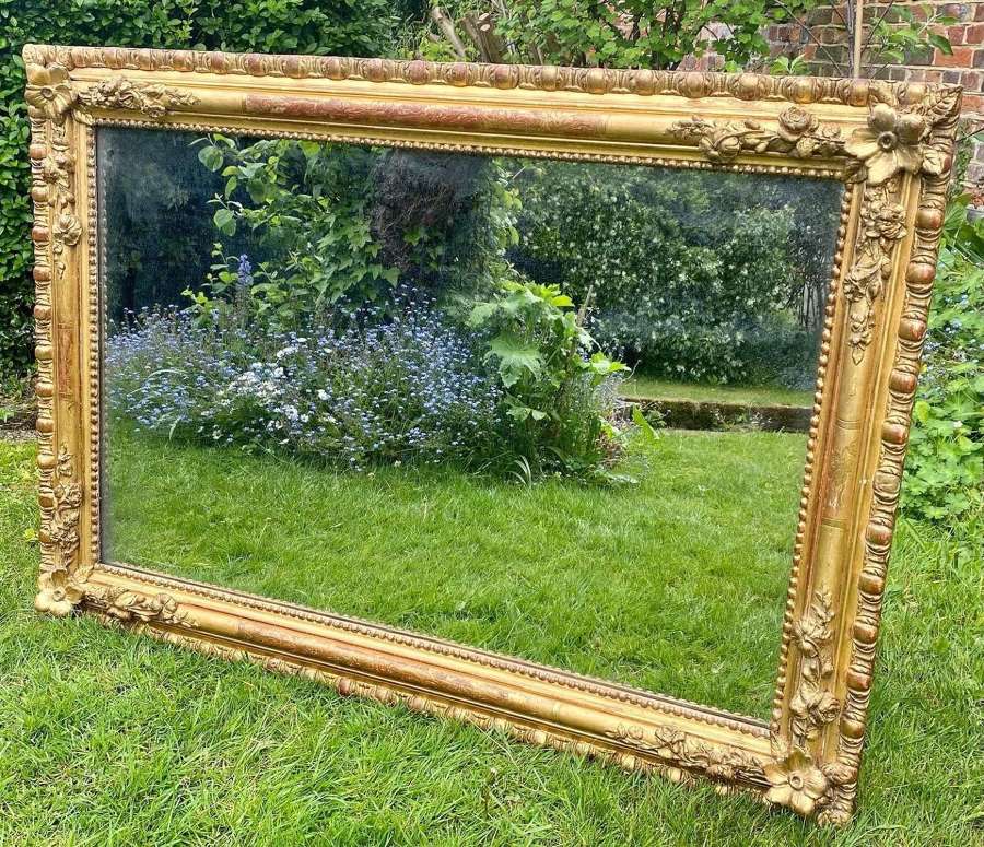 Large 19th Century Landscape mirror