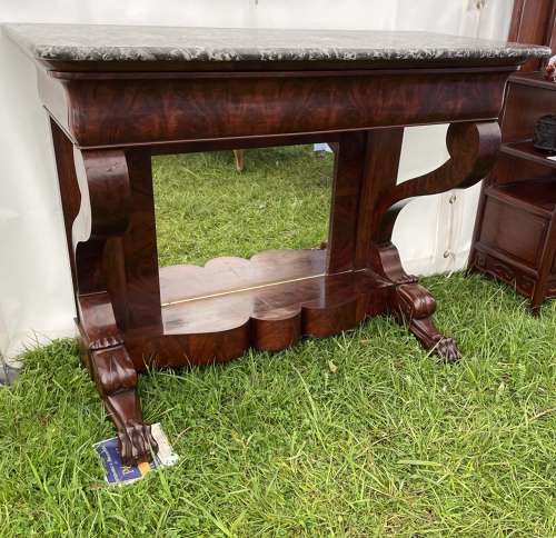 Louis Phillipe Mahogany Console Table