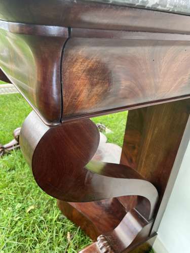 Louis Phillipe Mahogany Console Table