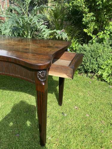 18th Century Serpentine fronted side table