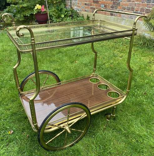 Mid century drinks trolley or bar cart