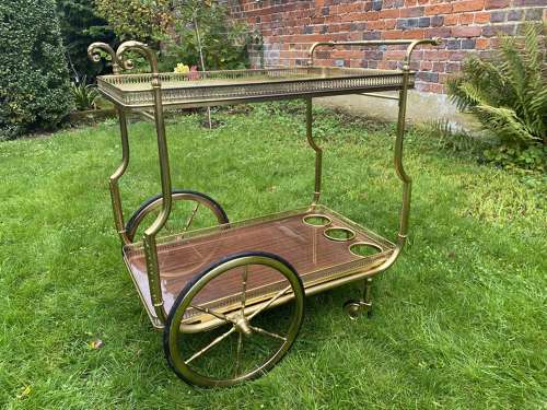 Mid century drinks trolley or bar cart