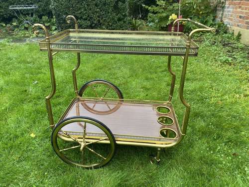 Mid century drinks trolley or bar cart