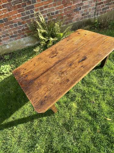French Elm Coffee Table
