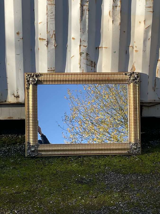 19th C Dutch Ripple Mirror