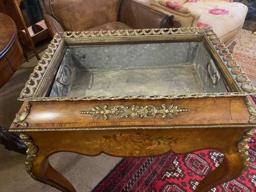 Marquetry jardiniere/ planter