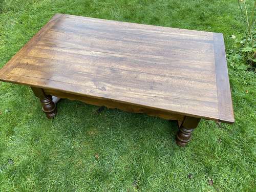 Large walnut Alsace coffee table