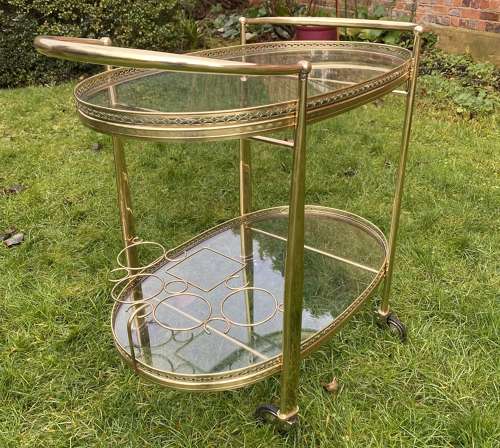 Mid century drinks trolley or bar cart