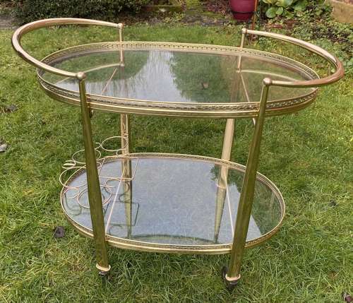 Mid century drinks trolley or bar cart