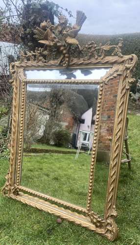 19th century margin mirror