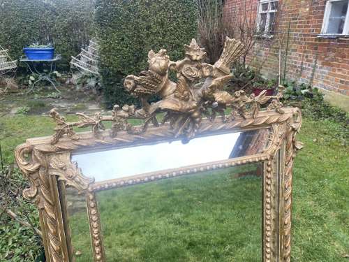 19th century margin mirror