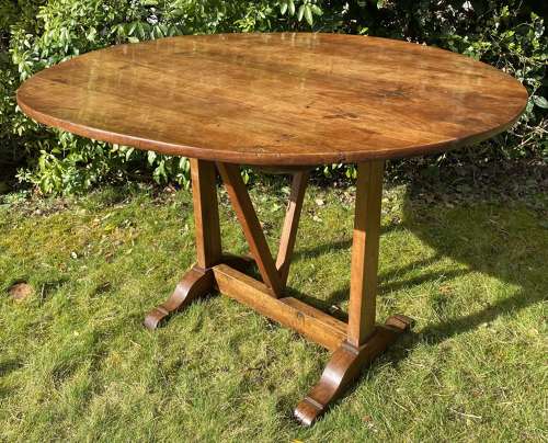 Cherrywood wine tasting table