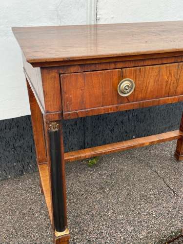 Italian Walnut Console Table