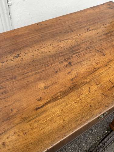 Italian Walnut Console Table