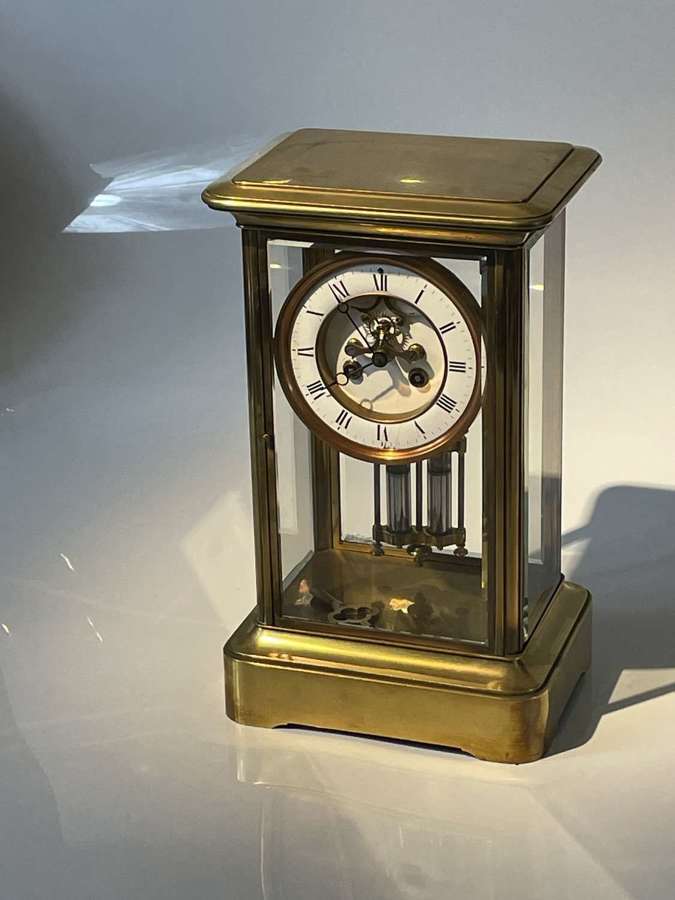 19th Century French Four Glass Clock