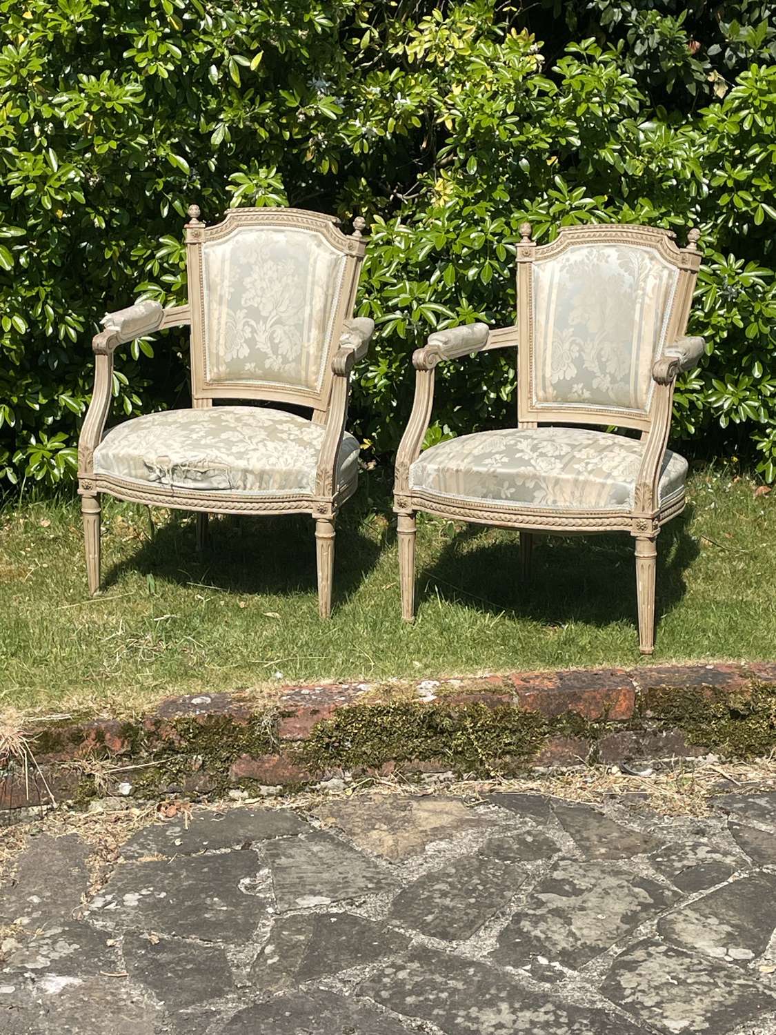 Pair Of French Fauteuil Armchairs
