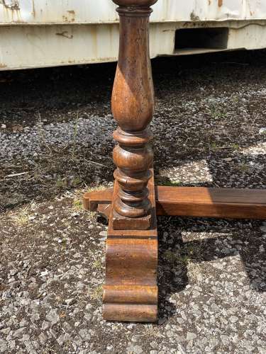 Period Walnut Refectory Table