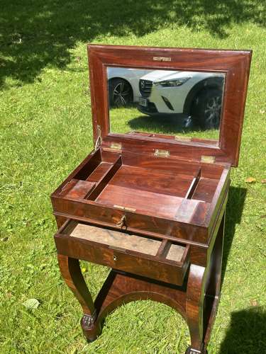 Small Mahogany Console / Work Table