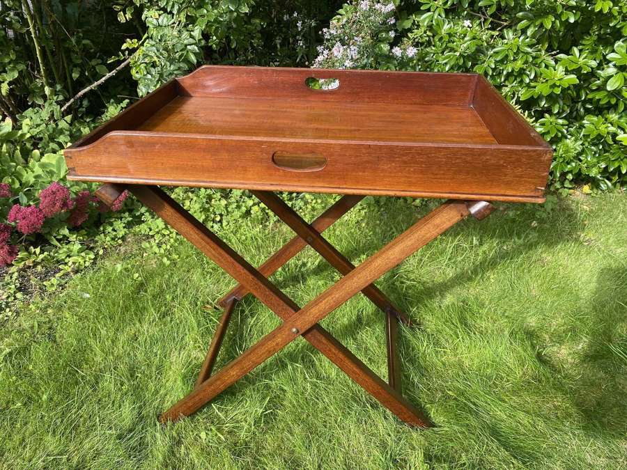 19th Century mahogany butler’s tray