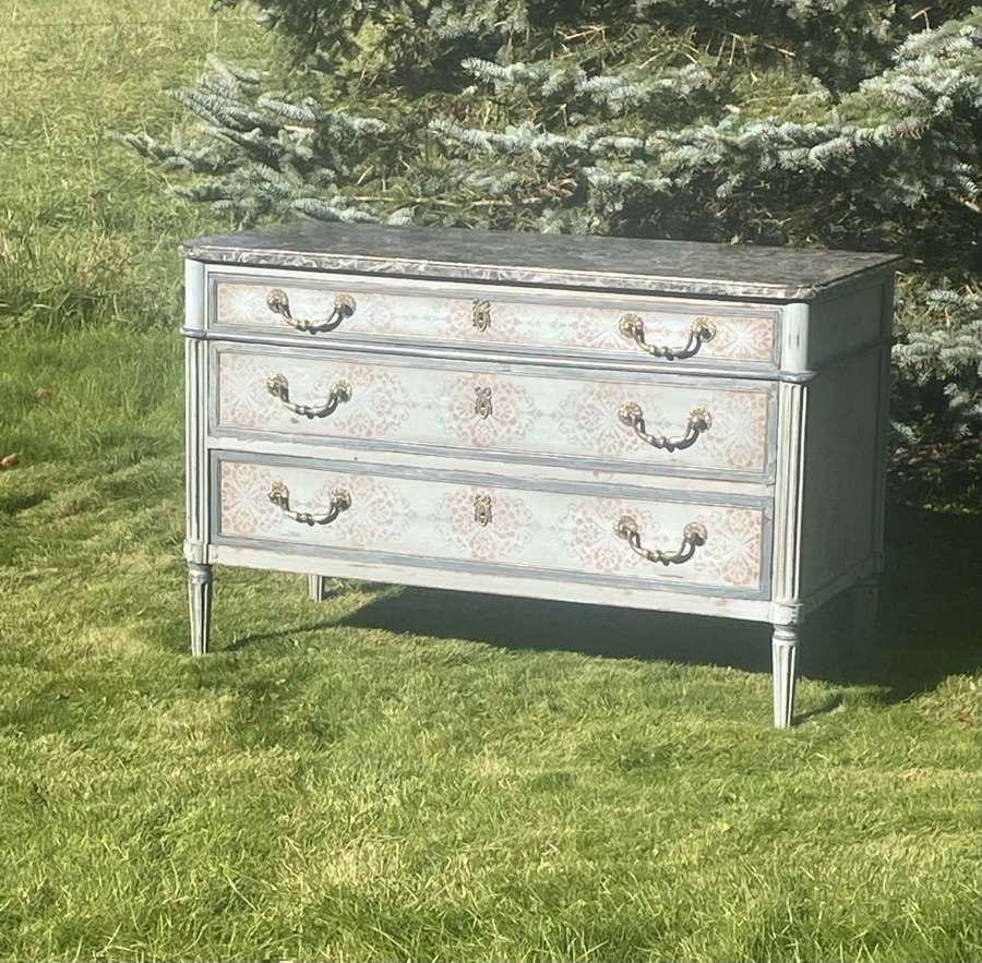 Louis XVI Period Painted Commode