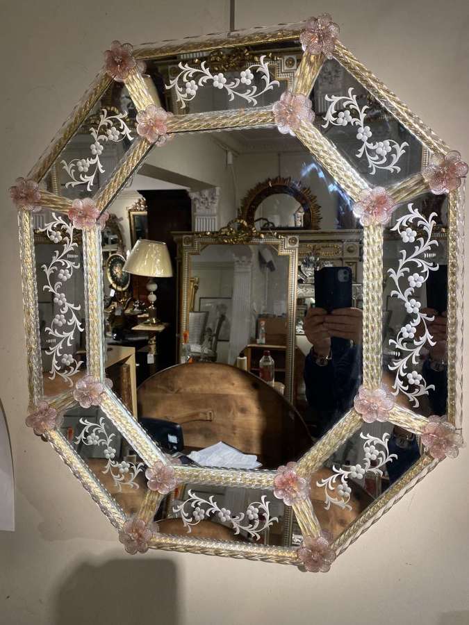 Venetian Murano mirror