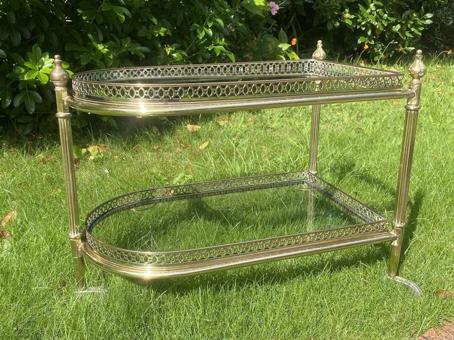 Small mid century drinks trolley