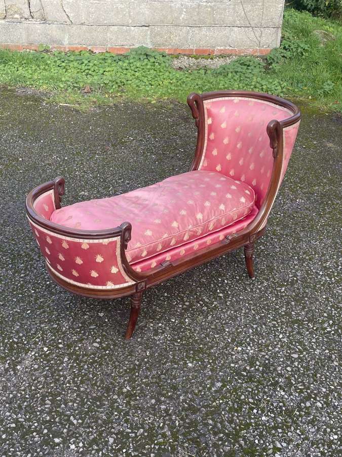 Miniature French Empire Style Chaise