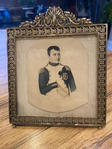 Pair of bronze frames