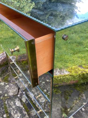 Art Deco mirrored chest of drawers