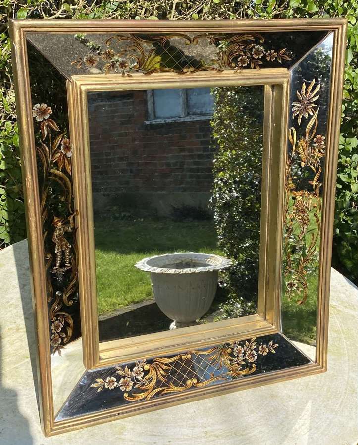 Mid century chinoiserie mirror