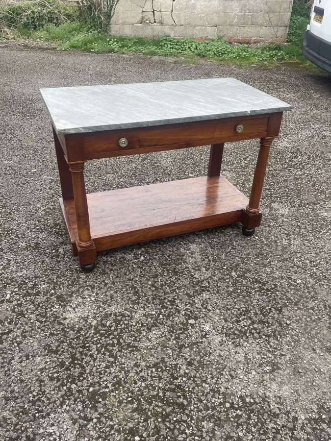 Empire Period Cherry Wood Console Table
