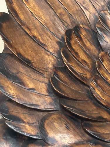 French Carved Eagle Mirror
