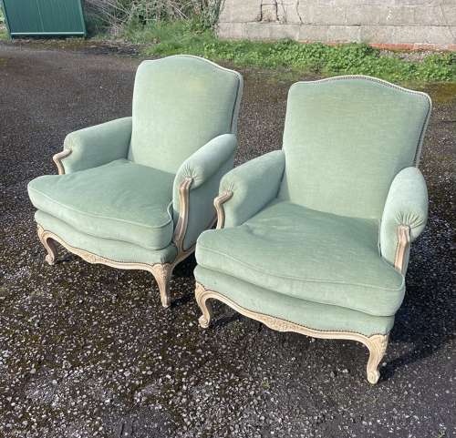 Pair Of Louis XV Style Armchairs
