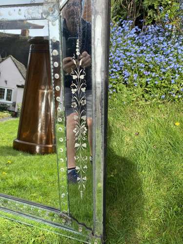 Large Venetian cushion mirror