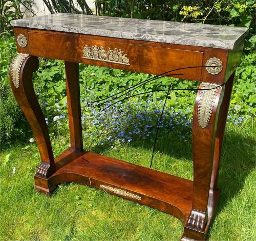 French Empire Console Table