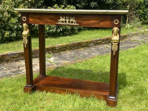 French Empire Console Table