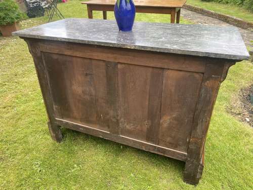 Burr walnut commode