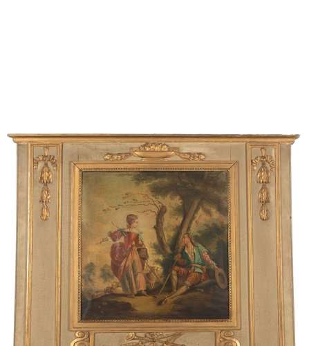 French 19thC Trumeau Mirror