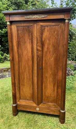 French Empire two door cabinet
