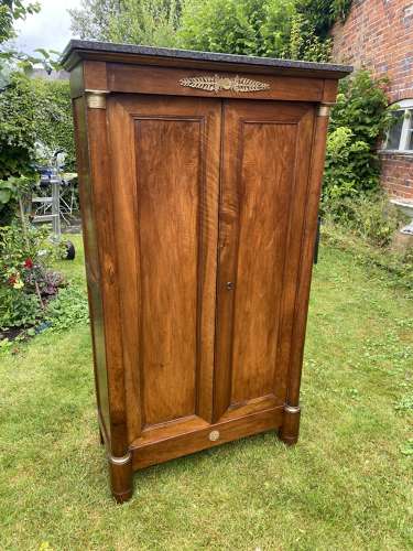 French Empire two door cabinet