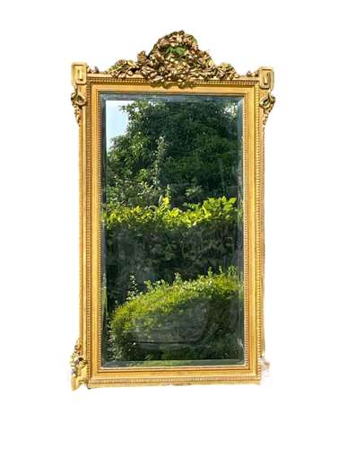 19th Century French Gilt Mirror