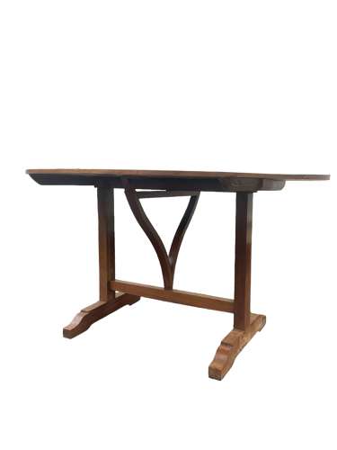 French Walnut Wine Tasting Table
