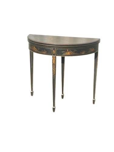 Laquered Chinese Card Table