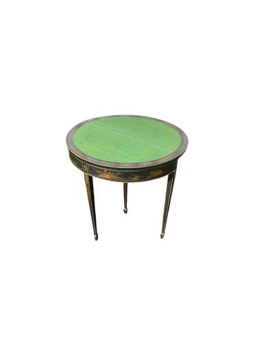Laquered Chinese Card Table