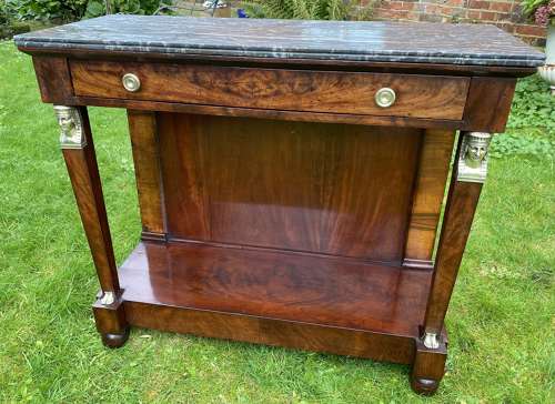French Empire console table